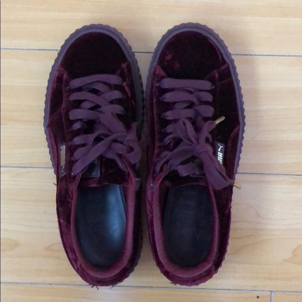 Rihanna Fenty Maroon Creepers